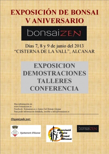 Bonsai Bonsaizen - Exposición de Bonsai V Aniversario - eventos