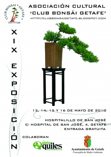 Cartel XIX Exposición de Bonsai de Getafe