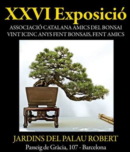 Cartel XXVI Exposicio - Associacio Catalana Amics del Bonsai